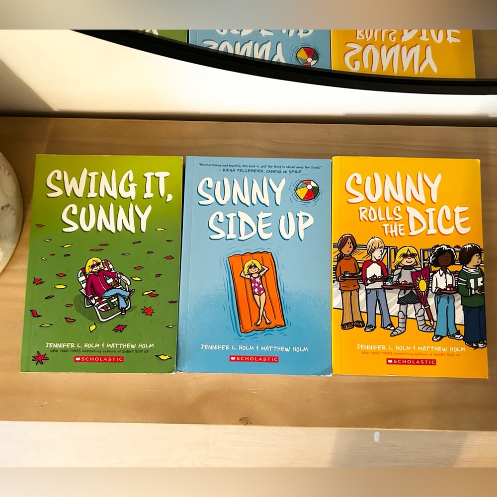 3 Graphic Novel Set of Young Adult Books Sunny By Jennifer L Holm